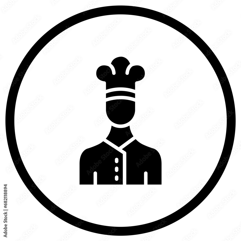 Chef Vector Icon Design Illustration Chef Vector Icon Design Illustration