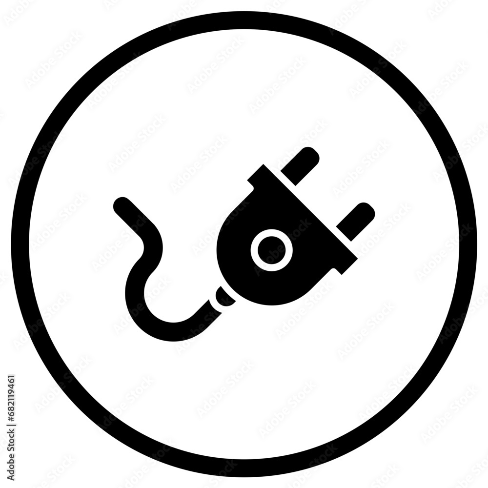 Plug Vector Icon Design Illustration Plug Vector Icon Design Illustration