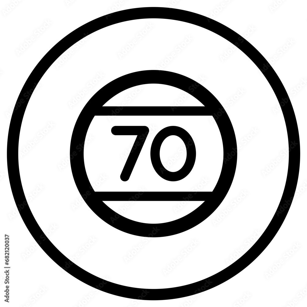 Speed limit Vector Icon Design Illustration Speed limit Vector Icon Design Illustration