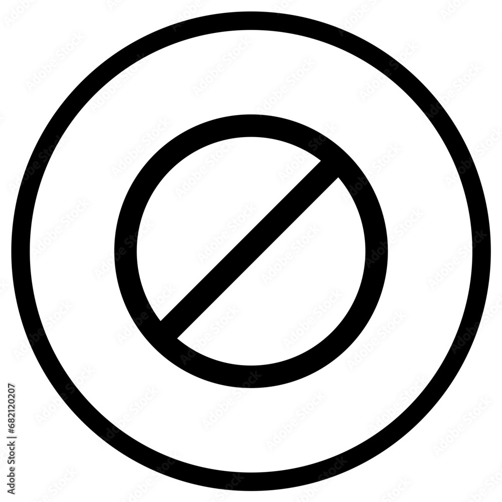 No stopping Vector Icon Design Illustration