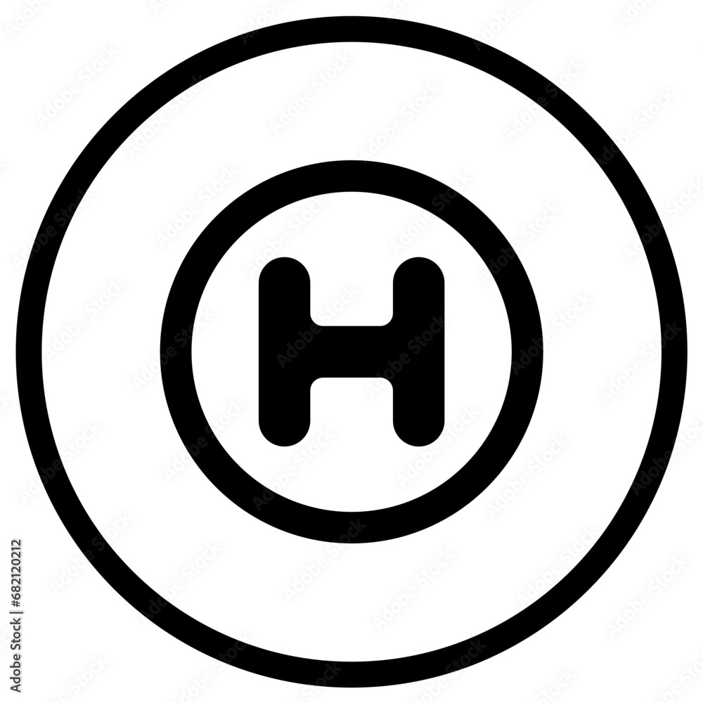 Hospital Vector Icon Design Illustration Hospital Vector Icon Design Illustration