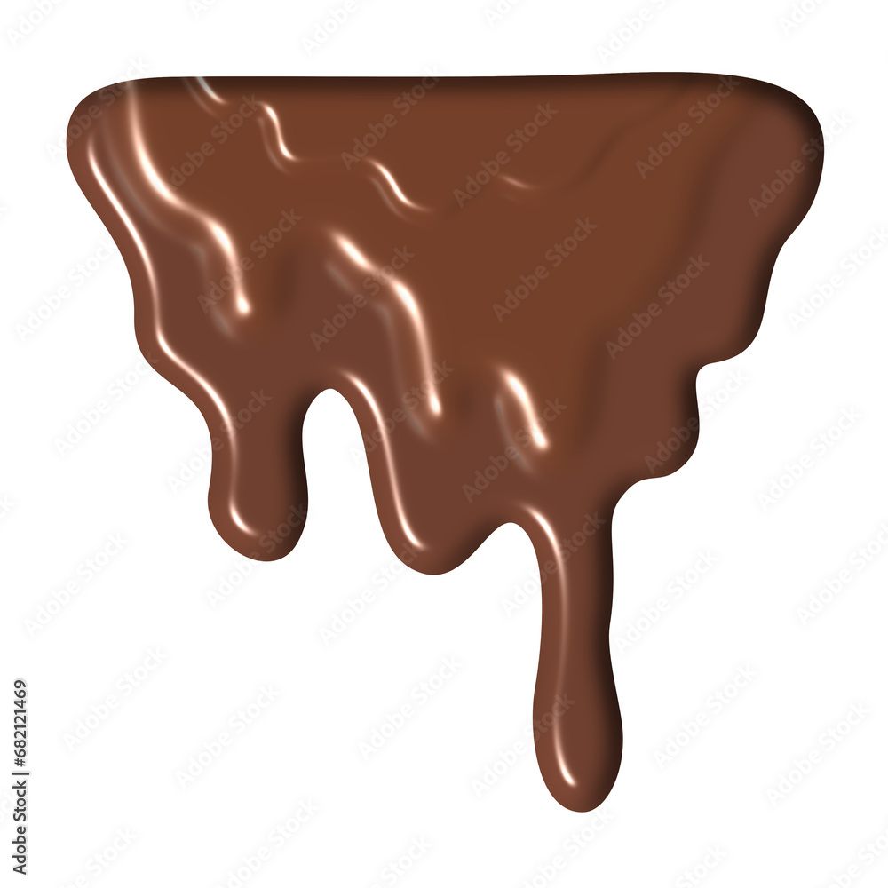 The liquid was dripping down a chocolate brown color. The liquid was dripping down a chocolate brown color.