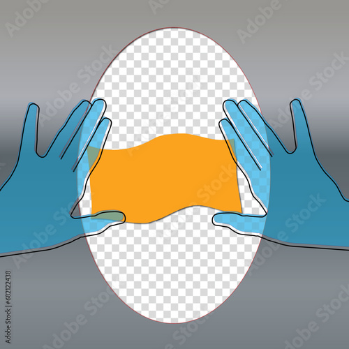 Vorlage Platzierung orange