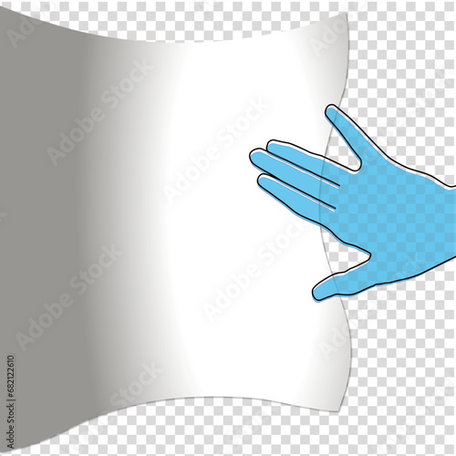 Vorlage Platzierung Papier
