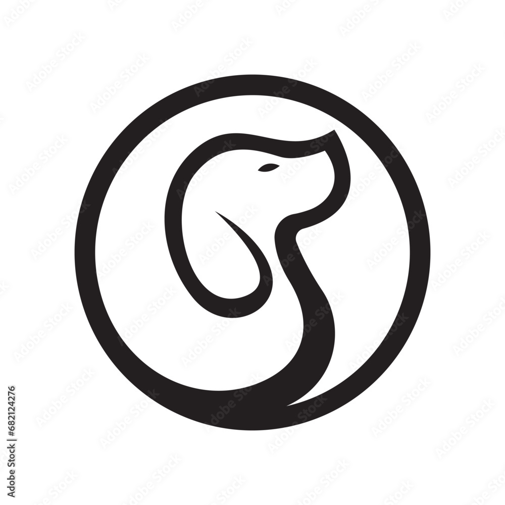 Fototapeta premium Pet logo images illustration