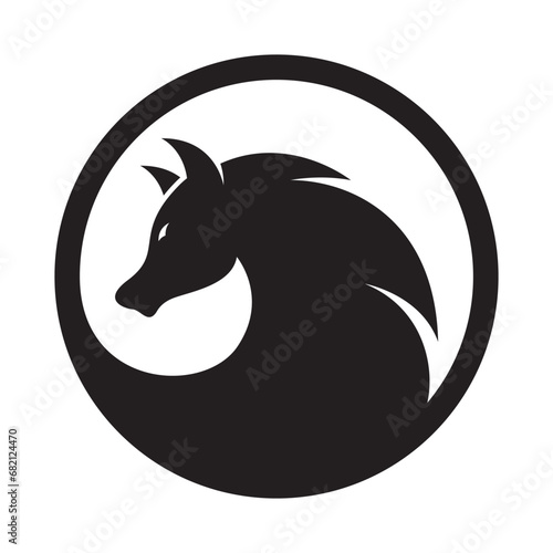 Horse logo images illustration © patmasari45