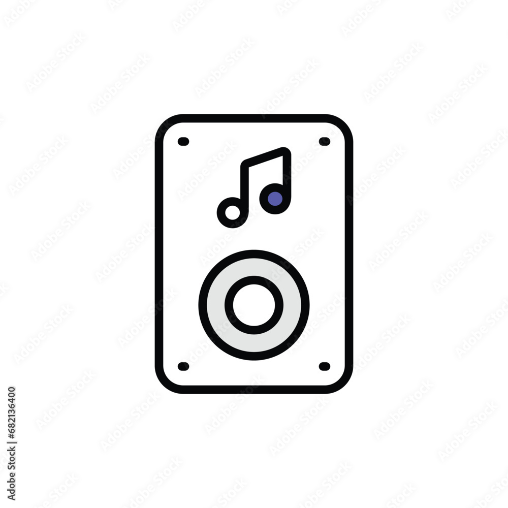 Music icon design with white background stock illustration Music icon design with white background stock illustration