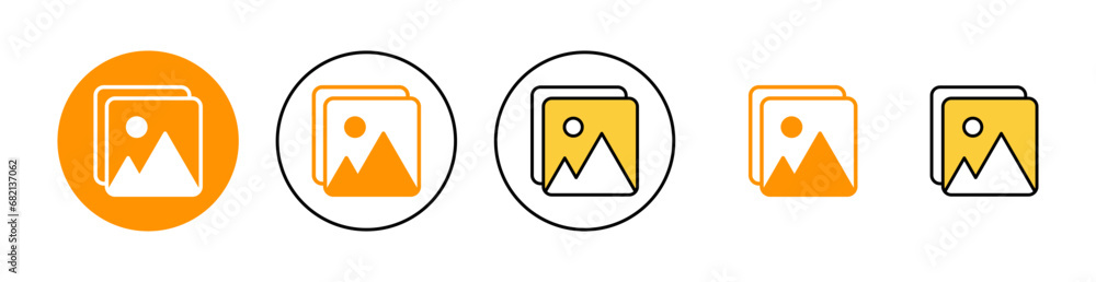Picture icon set for web and mobile app. photo gallery sign and symbol. image icon Picture icon set for web and mobile app. photo gallery sign and symbol. image icon