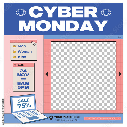 Wallpaper Mural Cyber Monday Socials Media Torontodigital.ca