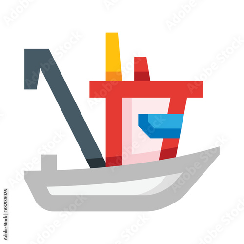 Fishing Boat Icon