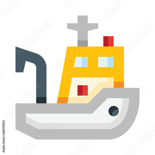 Fishing Boat Icon