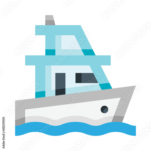 Fishing Boat Icon