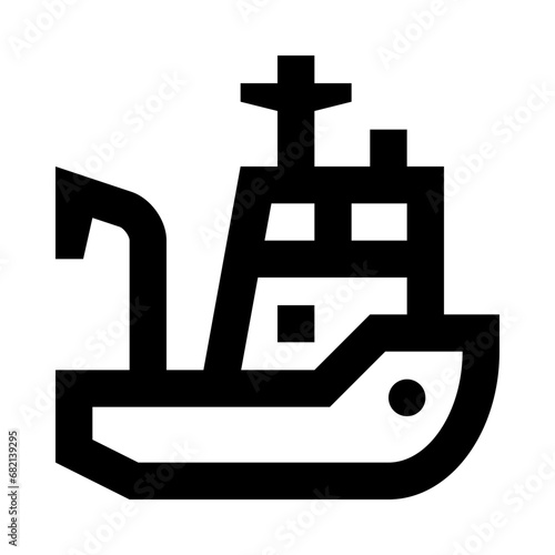 Fishing Boat Icon