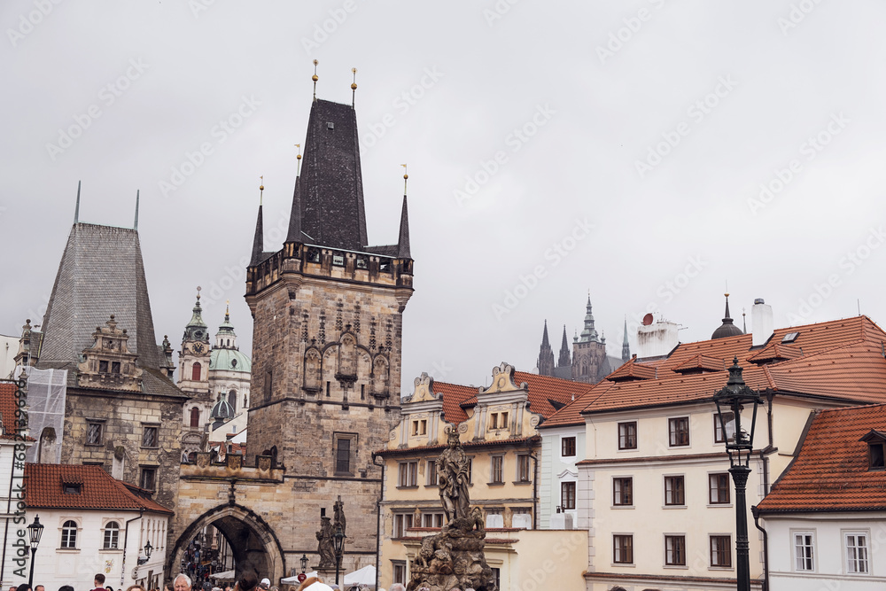 Fototapeta premium Lesser Town Bridge Towers