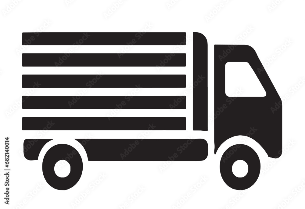 Fast moving shipping delivery truck line art vector icon for transportation apps and websites. Express delivery truck icon. Fast shipping truck. Free delivery 24 hours. Vector illustration. Fast moving shipping delivery truck line art vector icon for transportation apps and websites. Express delivery truck icon. Fast shipping truck. Free delivery 24 hours. Vector illustration.