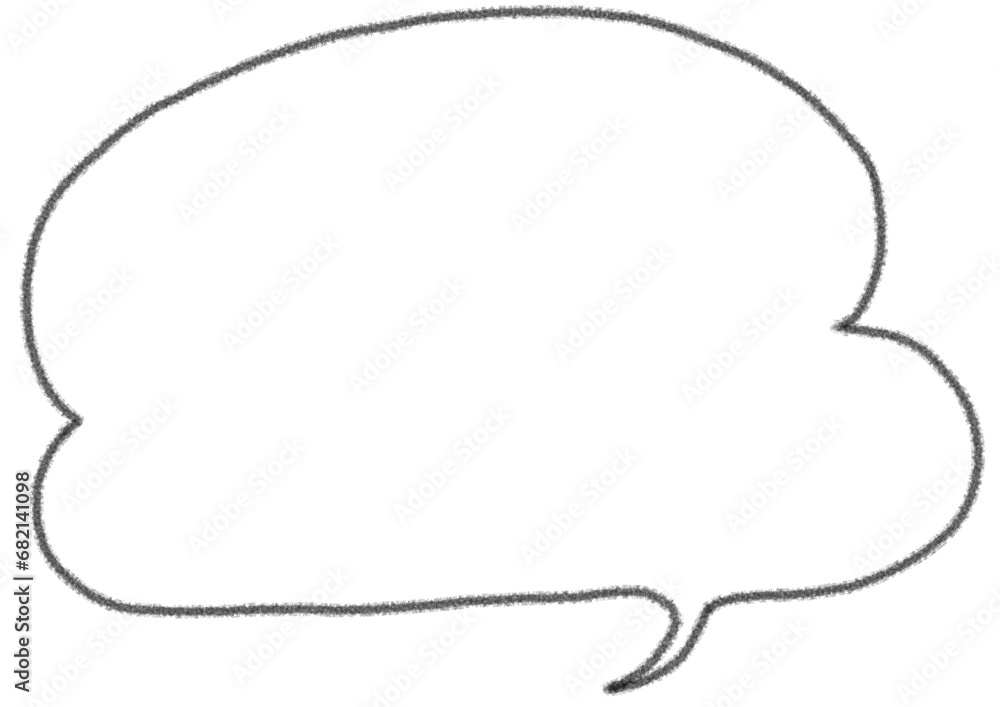 シンプルなフキダシのイラスト シンプルなフキダシのイラスト