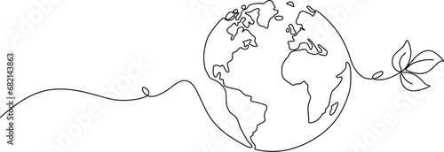 earth in line, national earth day, earth day card