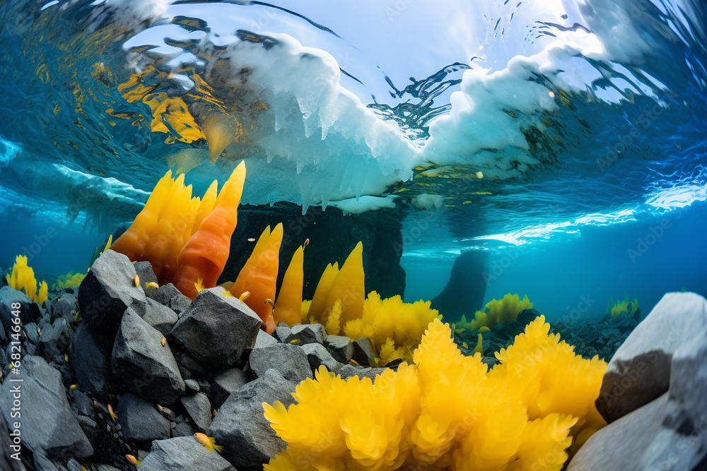 marine life and distinct characteristics of polar regions are