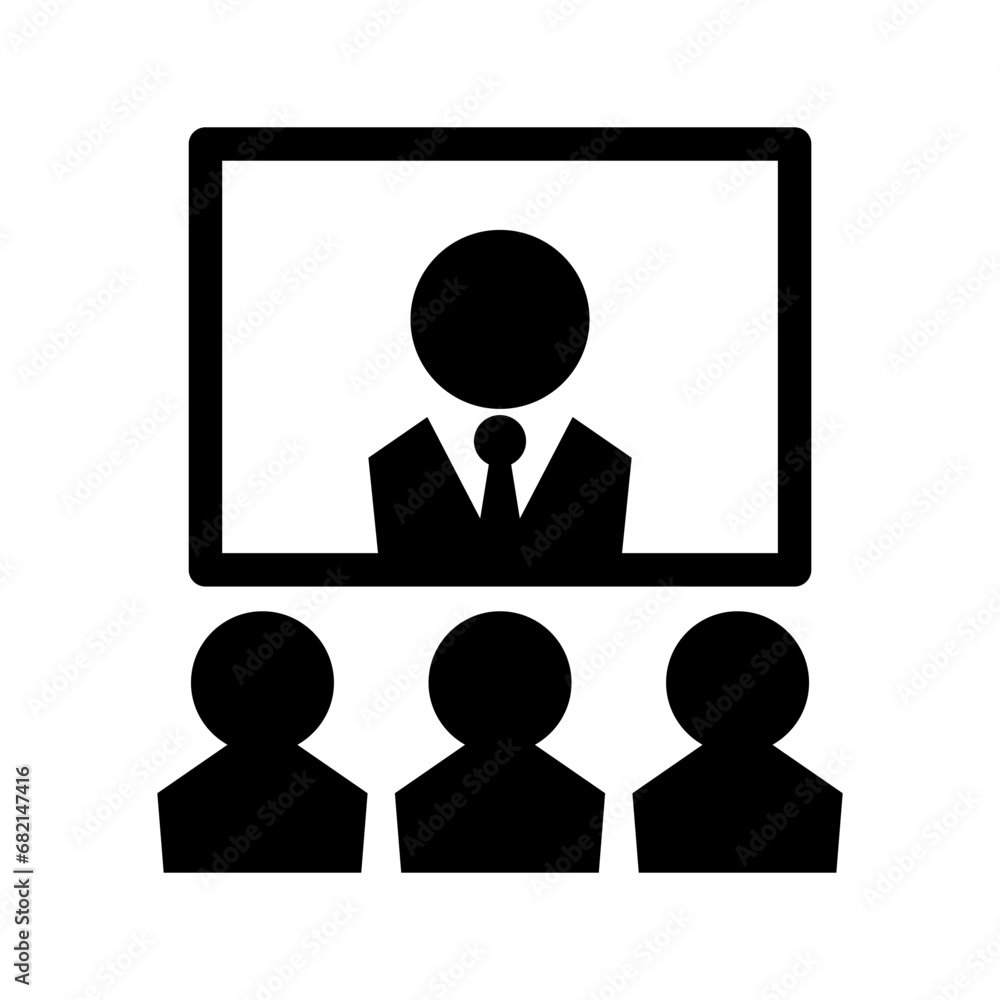 Video conference icon Video conference icon