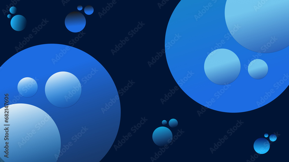 Blue Bubble Cover Design