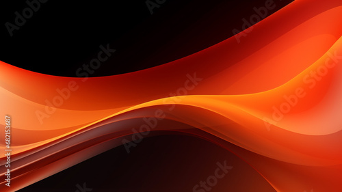 abstract luxury orange curve and line background