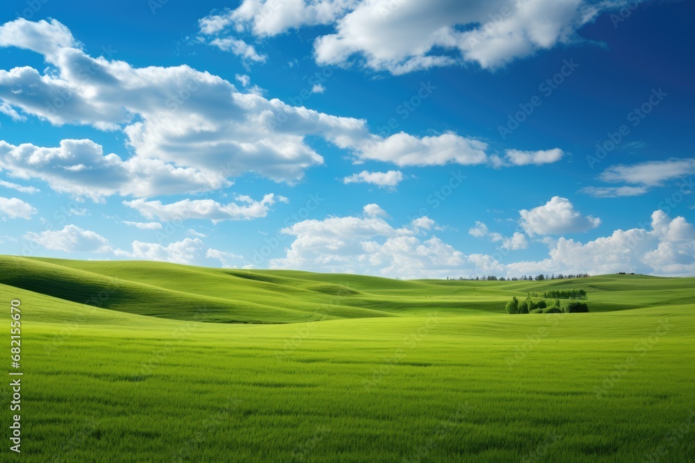 Captivating Image Of Scenic Green Field