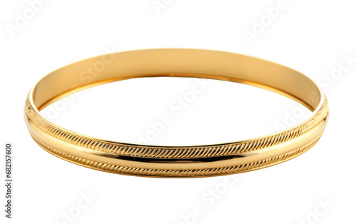 A Visual Exploration of Style with the Bracelet Bangle Base Isolated on a Transparent Background PNG.