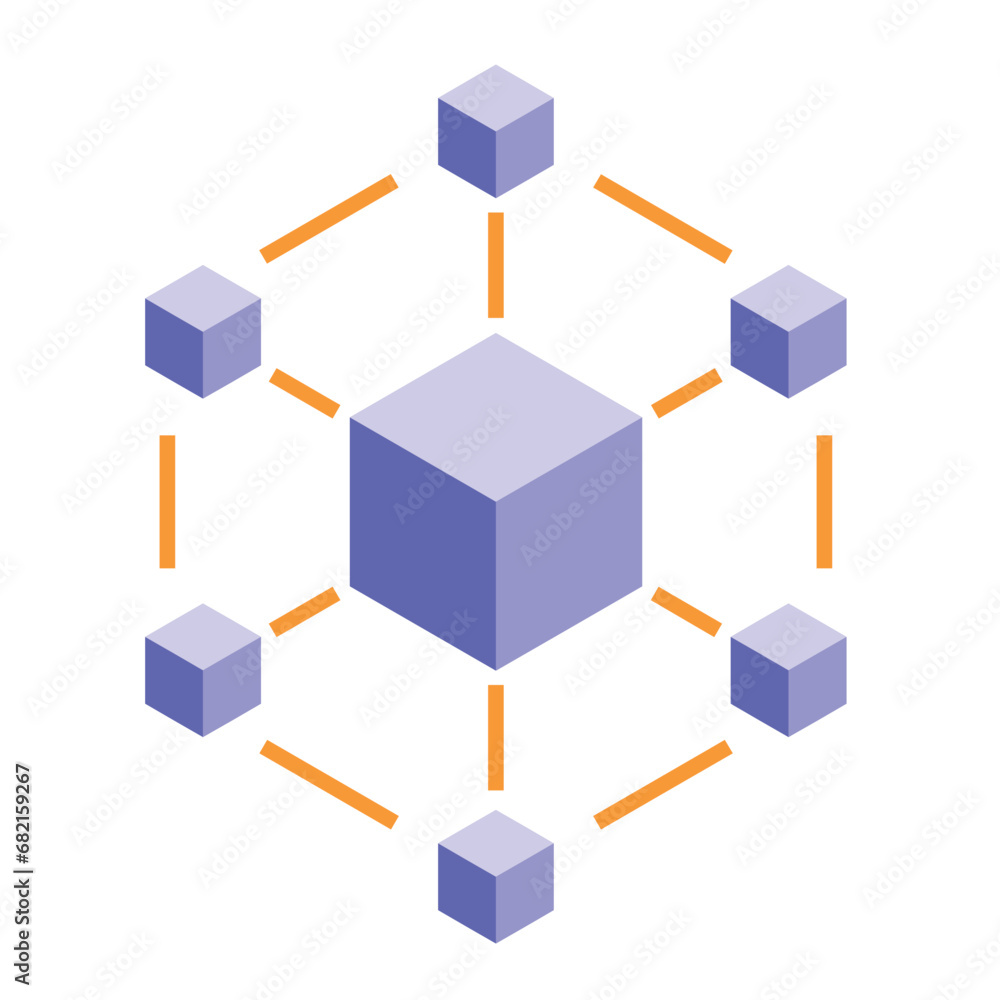Blockchain Icon Blockchain Icon