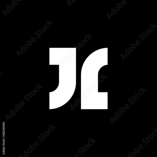 letter JL Logo Design Vector Template. Initial Linked Letter Design JL Vector Illustration