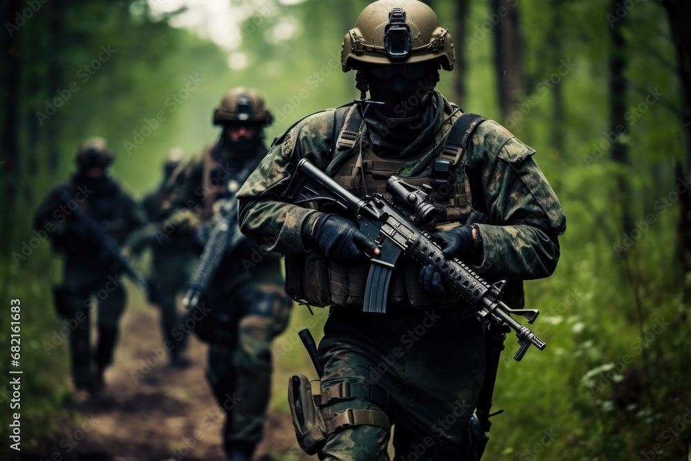 Special Forces Soldiers Embark On Critical Military Operation
