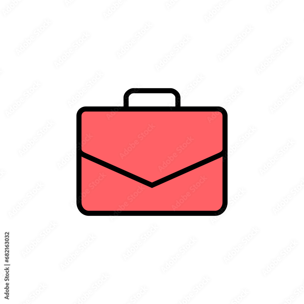 Briefcase icon set illustration. suitcase sign and symbol. luggage symbol. Briefcase icon set illustration. suitcase sign and symbol. luggage symbol.