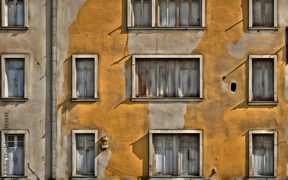 Obraz premium street wall textures, rust, plaster, paint, old textures 8K resolution.