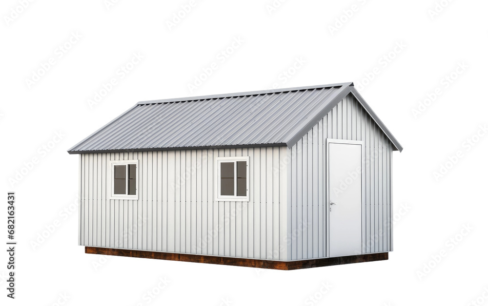 Capturing the Essence of Outdoor Storage Sheds Isolated on a Transparent Background PNG.