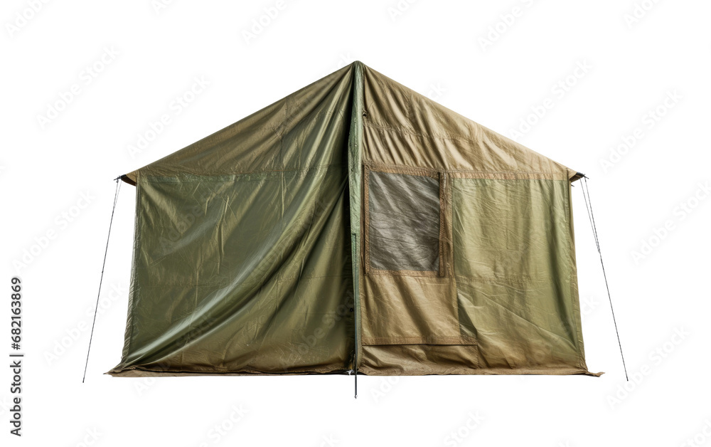Capturing the Essence of Portable Camping Shelters Isolated on a Transparent Background PNG.