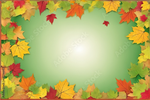 Golden autumn golden maple leaves background wallpaper