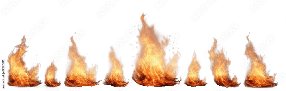 Collection of burning fires with flames and sparks isolated on a transparent background. Ideal for use on light backgrounds, adding a dynamic and fiery element to your design projects.
Collection of burning fires with flames and sparks isolated on a transparent background. Ideal for use on light backgrounds, adding a dynamic and fiery element to your design projects.