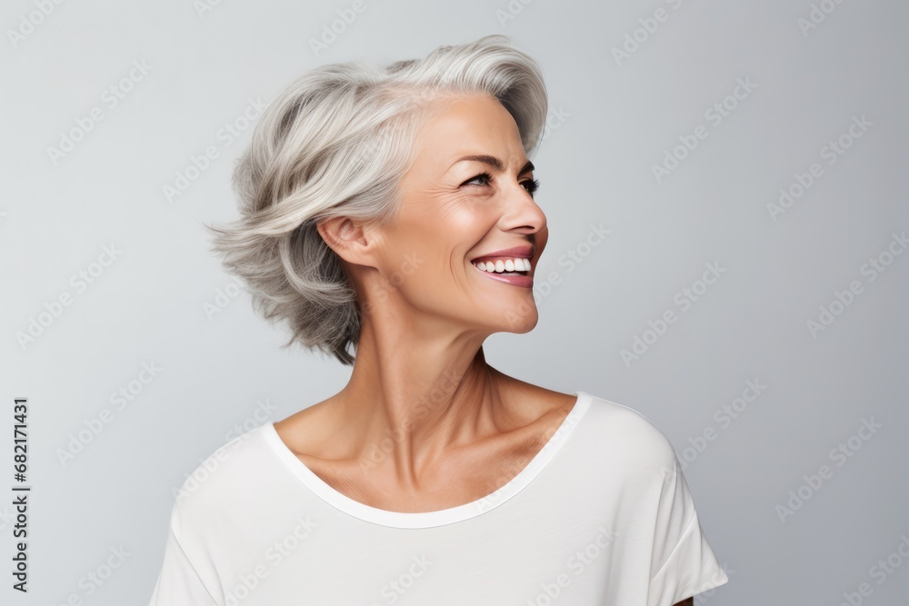 Portrait Of Happy Mature Model Portrait Of Happy Mature Model