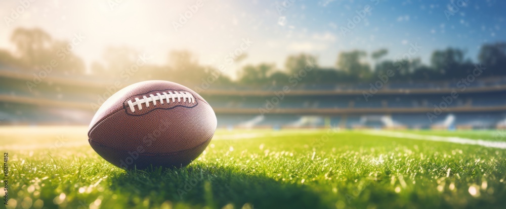 The Mighty Football: A Symbol of Victory and Unity on the Verdant Turf The Mighty Football: A Symbol of Victory and Unity on the Verdant Turf