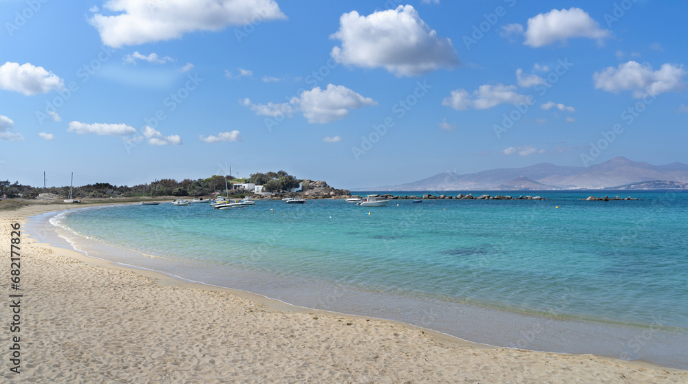 Agia Anna Beach on the island of Naxos in Greece