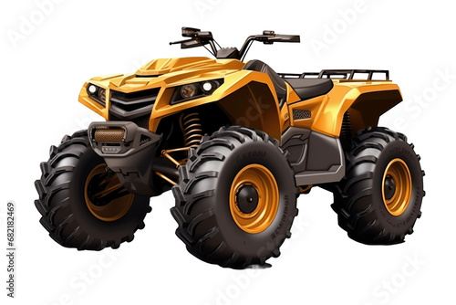 Off-Road Explorer: All-Terrain Vehicle Isolated on Transparent Background