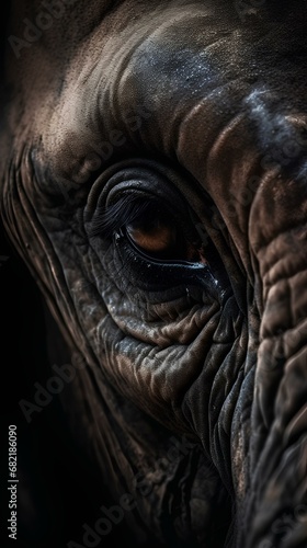 Photo close up of a Elephant eyes   © jirasin