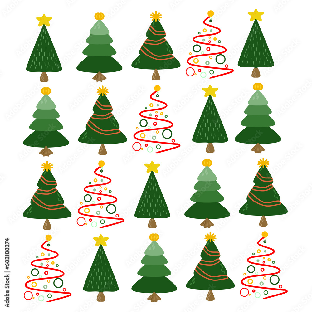 Obraz premium christmas tree background