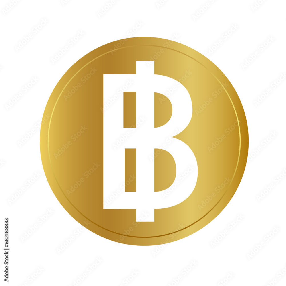 golden Thai baht golden Thai baht