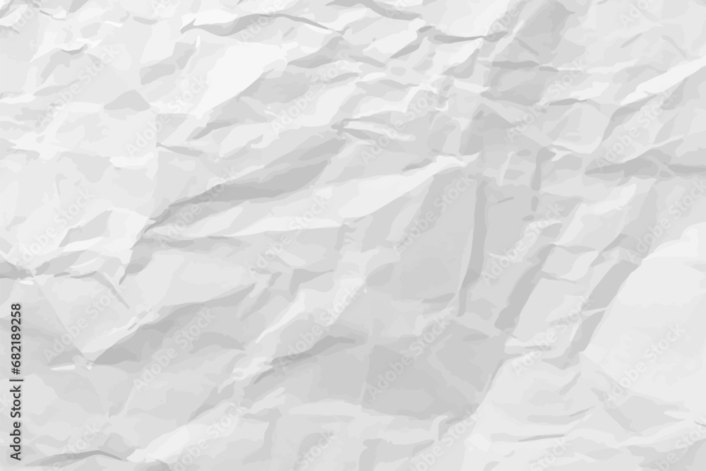 Obraz premium White clean crumpled paper