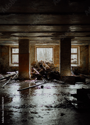 Fotografie Old urban building in germany sanatorium harz