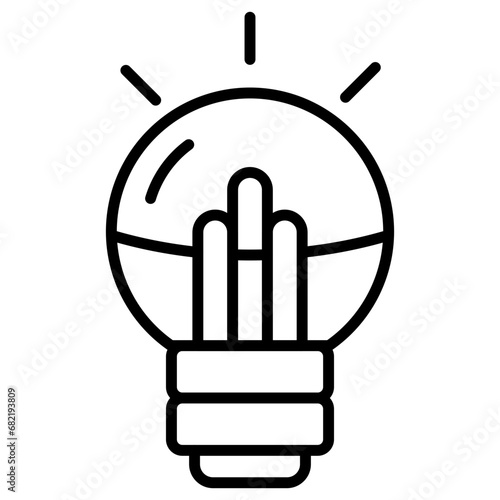 Led Lamp Icon