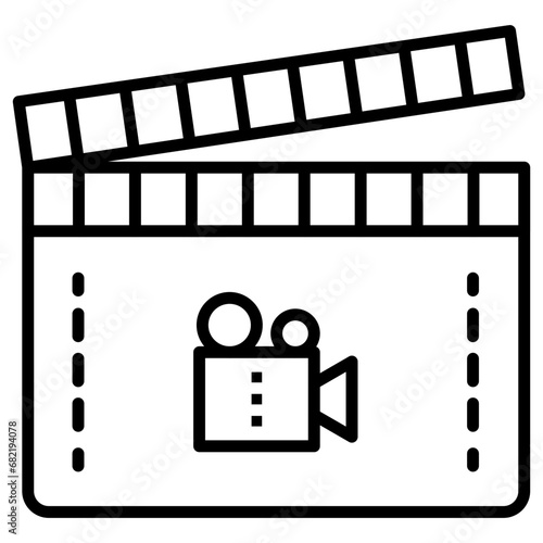 Film Clapperboard Icon