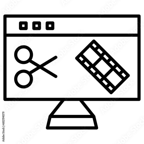Film Editing Icon