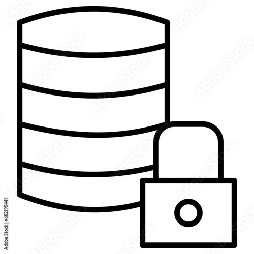 Database Lock Icon