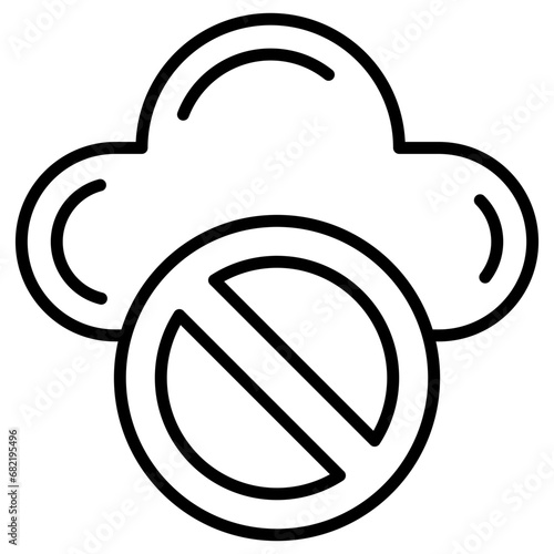 Cloud Inaccessible Icon